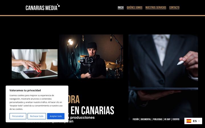 Screenshot of canariasmedia.es