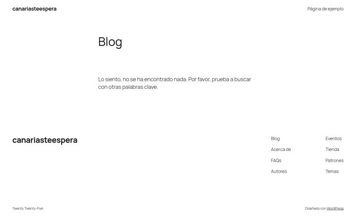 Screenshot of canariasteespera.com