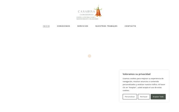 Screenshot of canarinajardineria.es