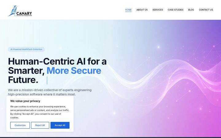 Screenshot of canarytech.ro