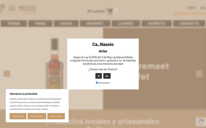 Screenshot of canassio.com