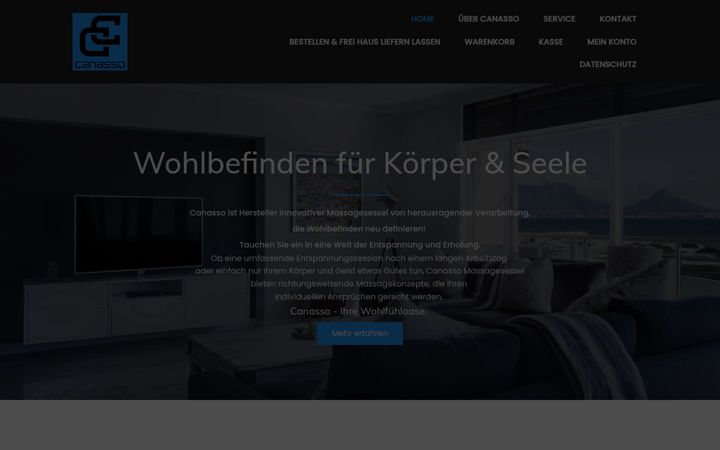 Screenshot of canasso.com
