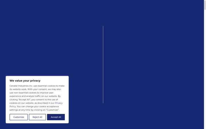 Screenshot of canatal.net