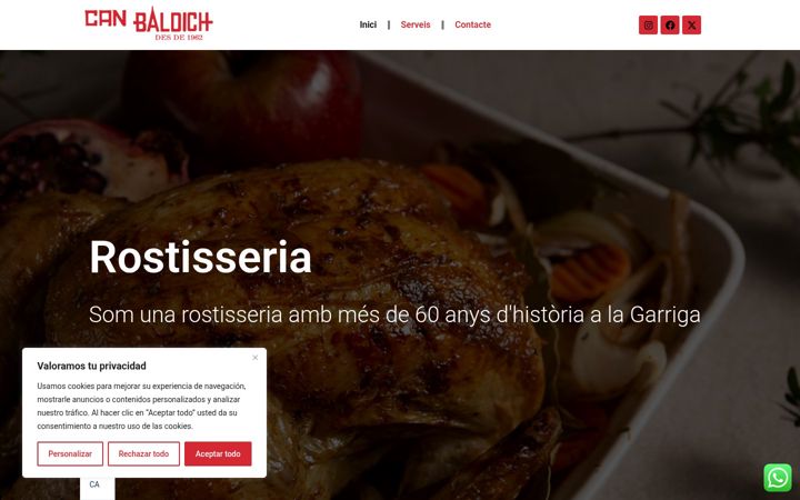 Screenshot of canbaldich.com