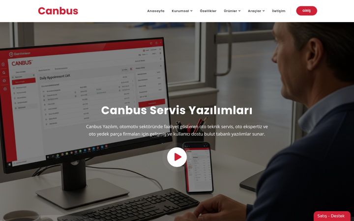 Screenshot of canbus.net.tr
