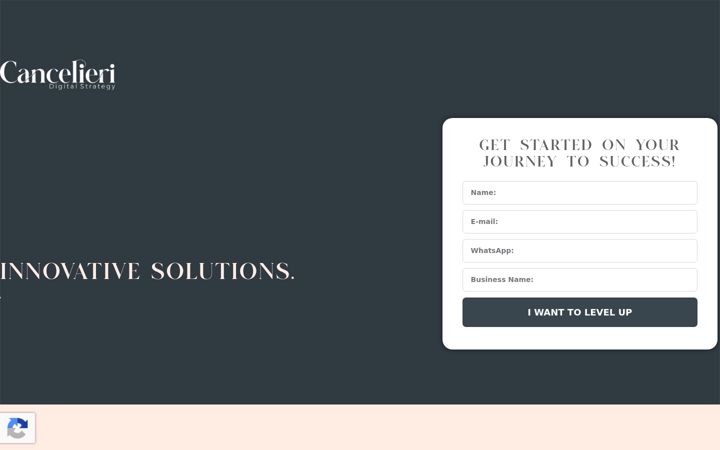 Screenshot of cancelieri.com