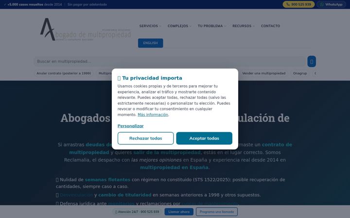 Screenshot von cancellazionemultiproprieta.it
