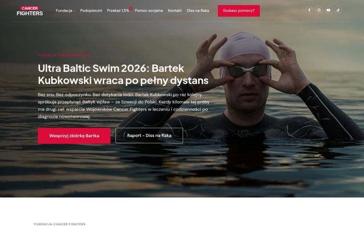 Screenshot ta' cancerfighters.pl