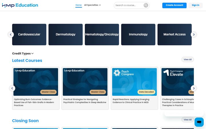 Screenshot of cancerlearningnetwork.com