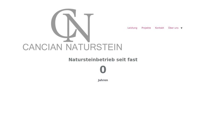 Screenshot of cancian-natursteine.com
