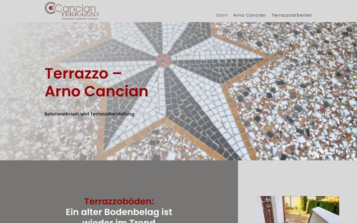 Screenshot ta' cancian-terrazzo.de
