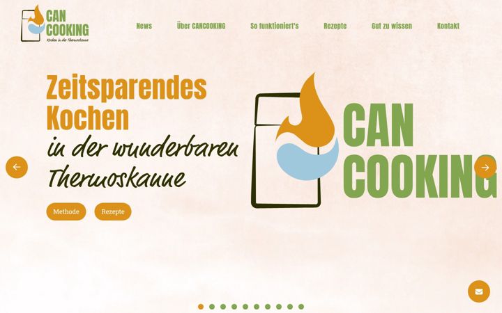 Screenshot of cancooking.com