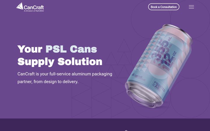 Screenshot of cancraftsolutions.com