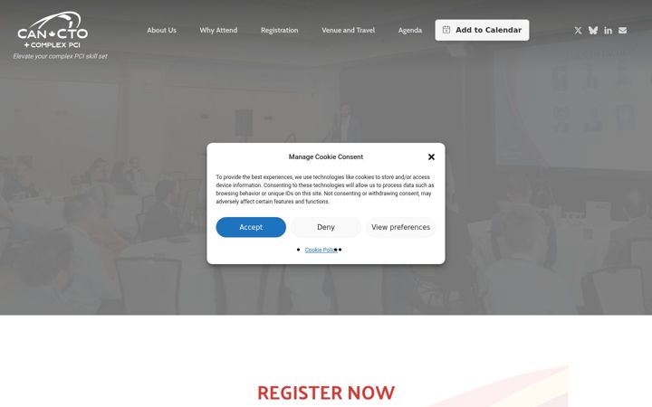 Screenshot of cancto.ca