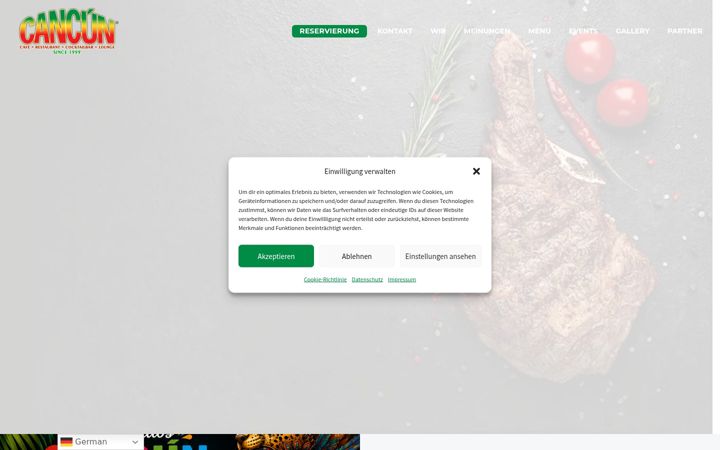 Screenshot of cancun-kudamm.de