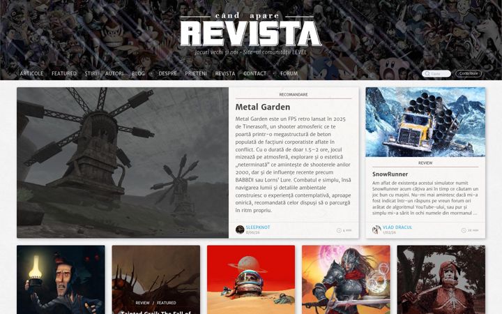 Screenshot von candaparerevista.ro