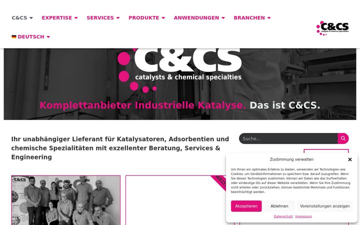 Screenshot of candcs.de