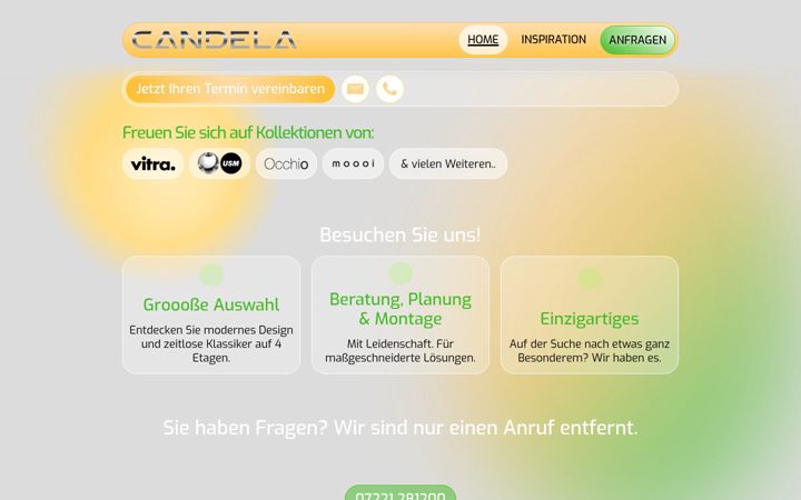 Screenshot of candela-baden-baden.de