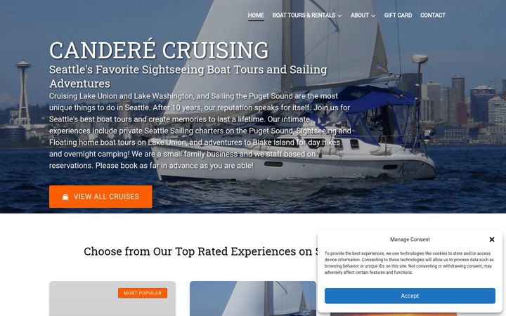 Screenshot of canderecruising.com