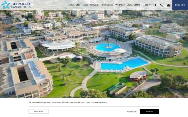 Screenshot of candiamaris.gr