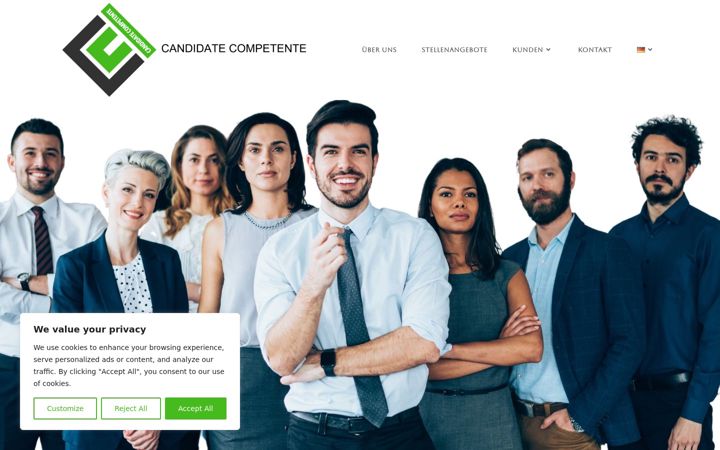 Screenshot of candidatecompetente.de