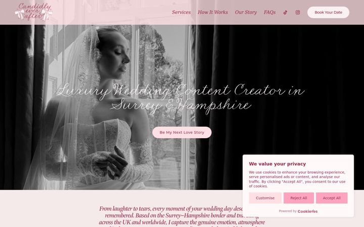 Screenshot of candidlyeverafter.org.uk