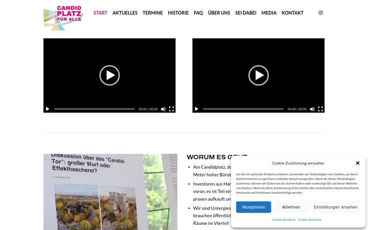 Screenshot of candidplatz-fuer-alle.de