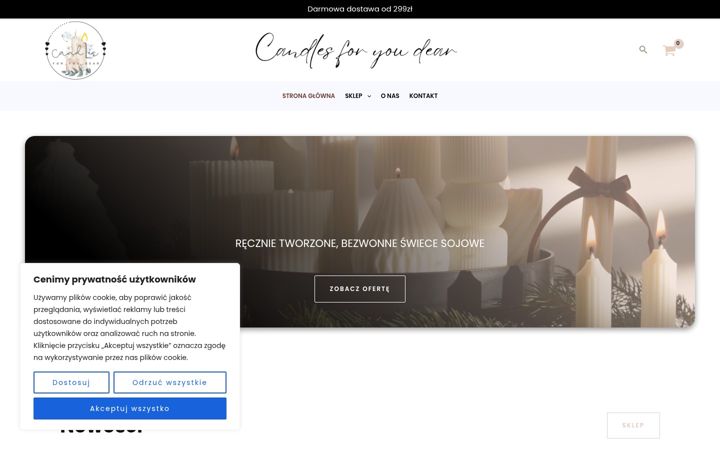 Képernyőkép: candlesforyoudear.pl