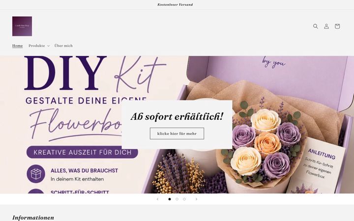 Screenshot of candleshineshop.de