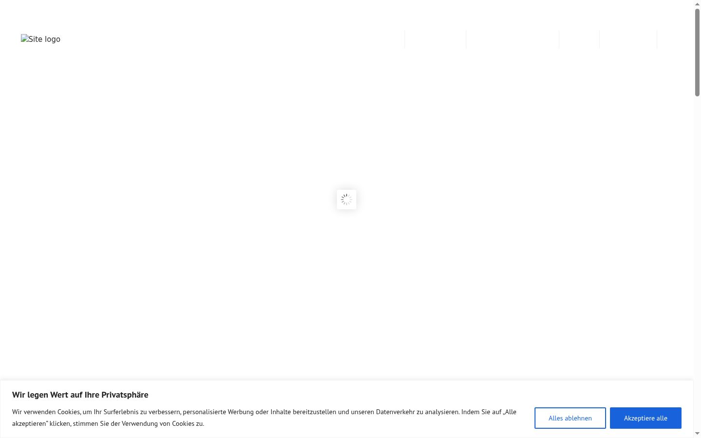 Screenshot tal-banner tal-kunsens muri qabel kwalunkwe interazzjoni