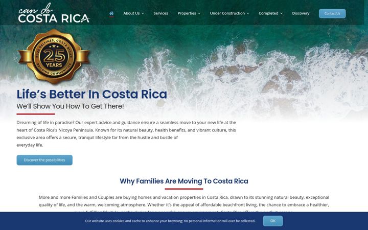 Screenshot of candocostarica.com