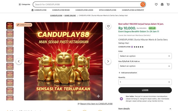 Screenshot of canduplay88.com