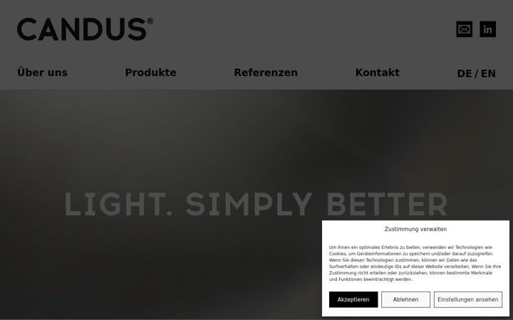 Skjermbilde av candus.eu