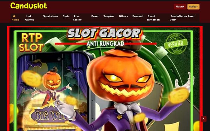 Screenshot of canduslots.com