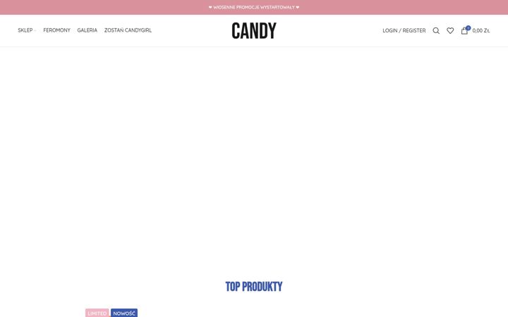 Screenshot of candycandy.pl