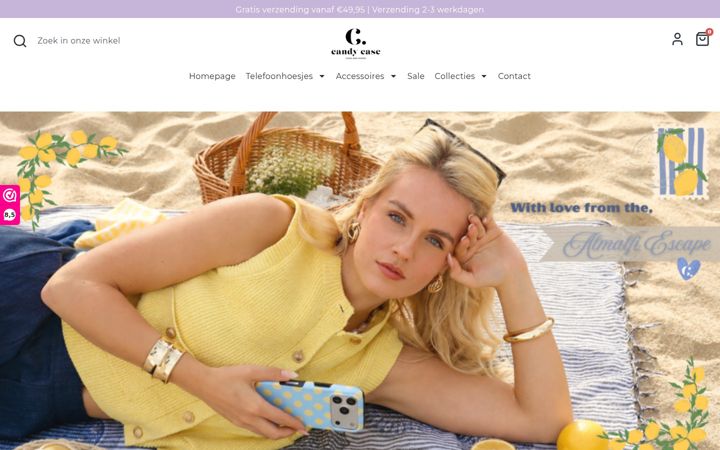 Screenshot of candycase.nl