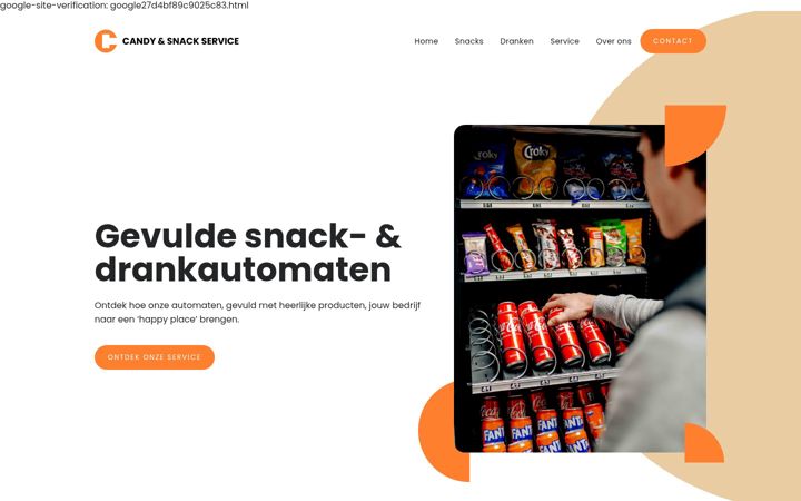 Screenshot of candyensnackservice.be