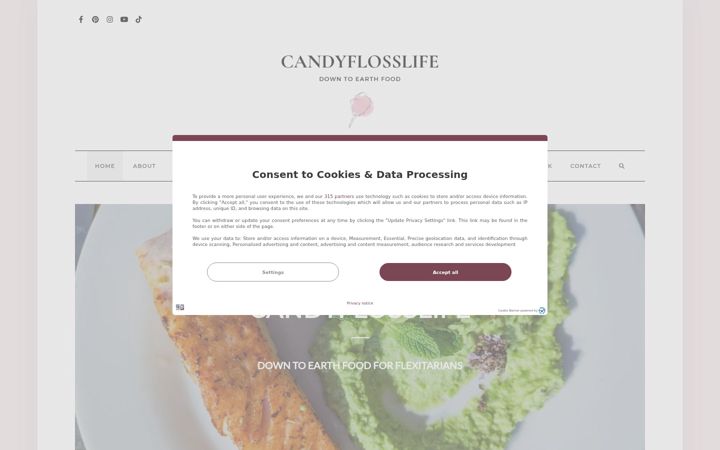 Screenshot of candyflosslife.com