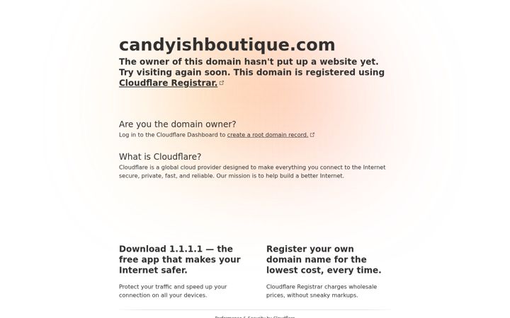 Screenshot of candyishboutique.com