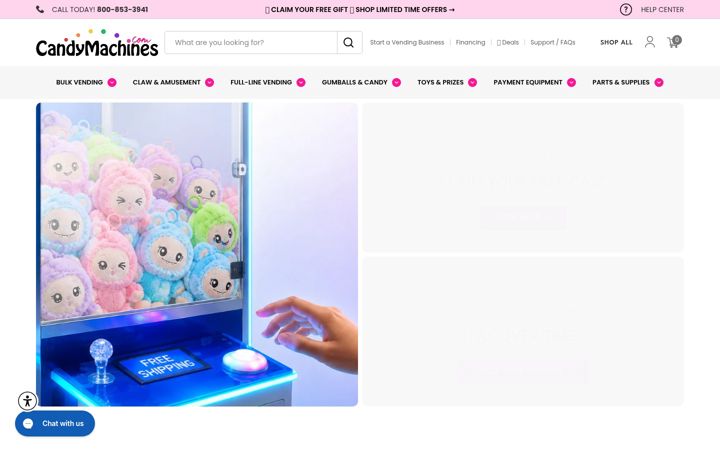Screenshot of candymachines.com