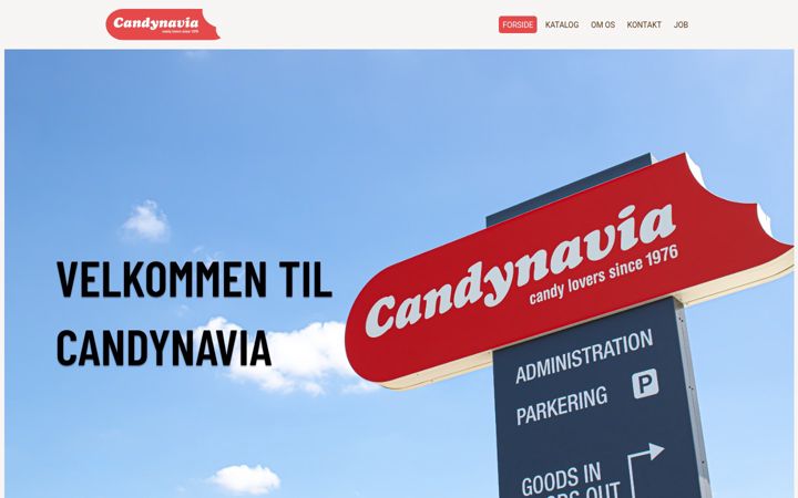 Screenshot of candynavia.dk