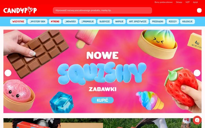 Screenshot of candypop.pl