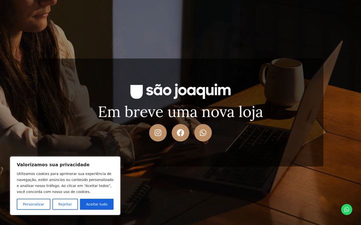 Ekrānuzņēmums no canecasaojoaquim.com.br