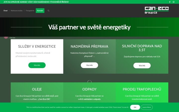 Screenshot ta' caneco.cz