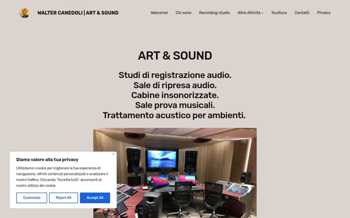 Screenshot of canedoli.com