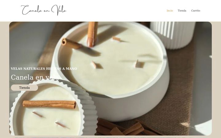 Screenshot of canelaenvela.com
