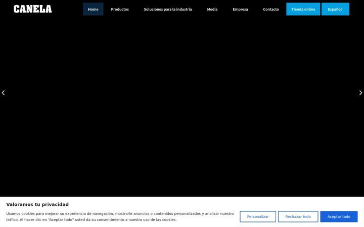 Screenshot of canelatools.com
