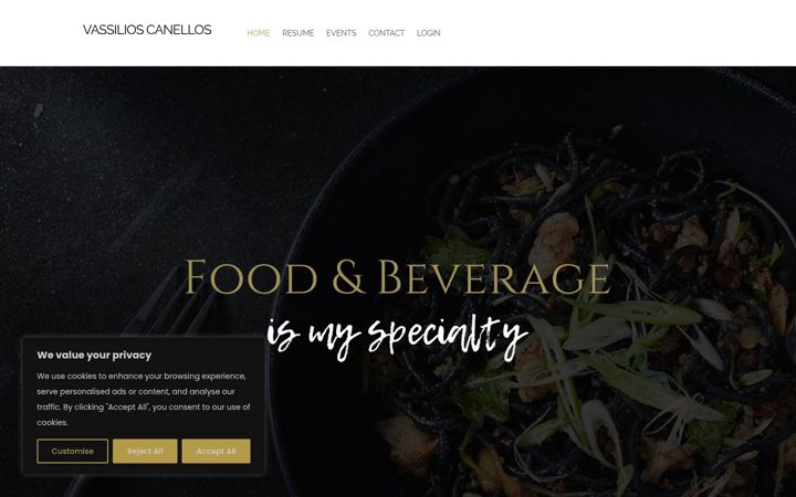 Screenshot of canellos.gr