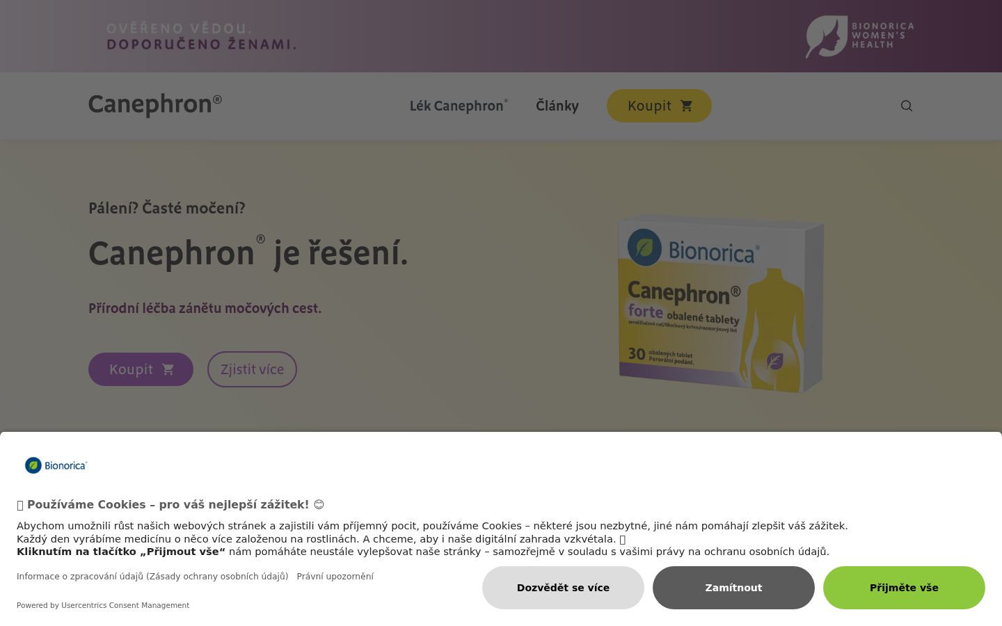 Zrzut ekranu banera zgody wyświetlanego przed jakąkolwiek interakcją