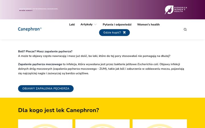Képernyőkép: canephron.pl